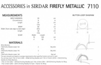 Knitting Pattern - Sirdar 7110 - Firefly - Accessories